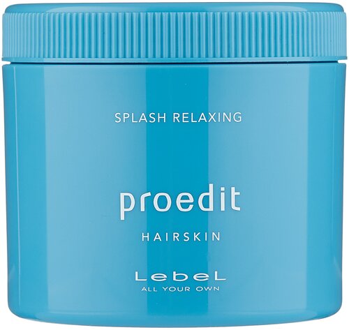 Lebel Cosmetics Hair Skin Relaxing Освежающий крем для волос и кожи головы Splash Relaxing, 360 мл, банка