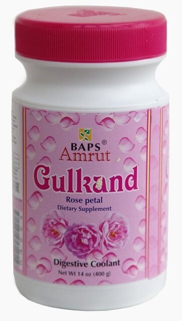 GULKAND Rose Petal, BAPS Amrut (гулканд джем из лепестков роз, бапс Амрут), 400 г.