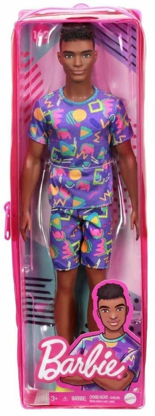 Кукла Mattel Barbie Fashionistas Игра с модой Кен мулат DWK44_GRB87