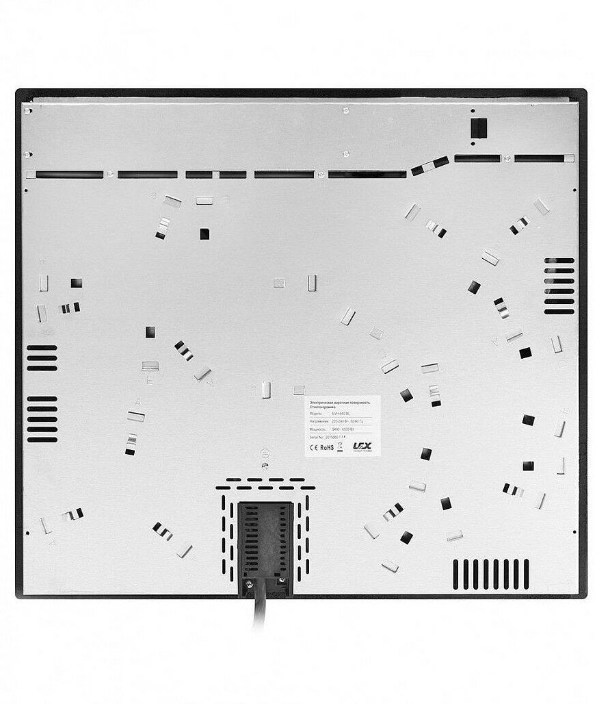 Варочная панель LEX EVH 640-0 BL, Hi-Light, независимая, черный - фото №13