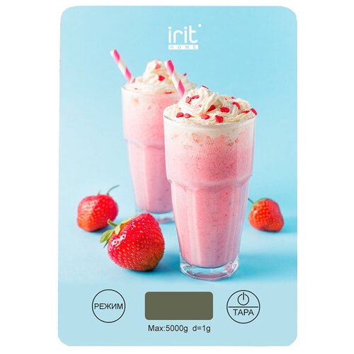 Irit IR-7128 Электронные кухонные весы 5кг/1г, коктейль