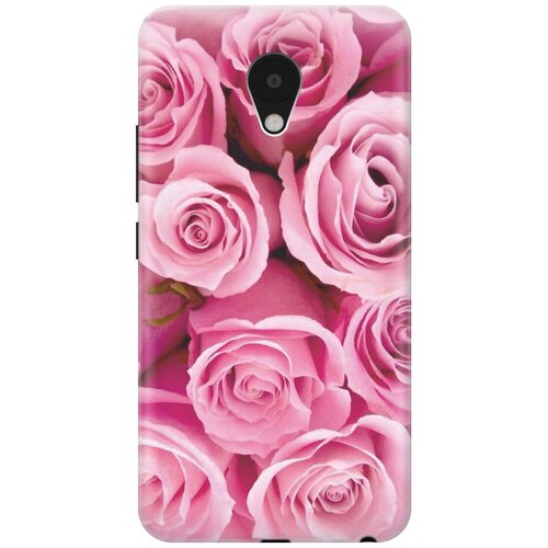 фото Cиликоновый чехол на meizu m5 / мейзу м5 с принтом "букет роз" gosso