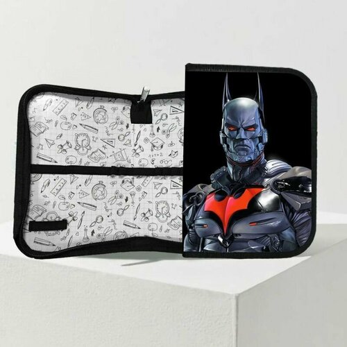 Пенал BUGRIKSHOP 190х130мм на молнии девочке принт Бэтмен, The Batman - BМ0005 пенал bugrikshop 190х130мм на молнии девочке принт бэтмен the batman bм0001