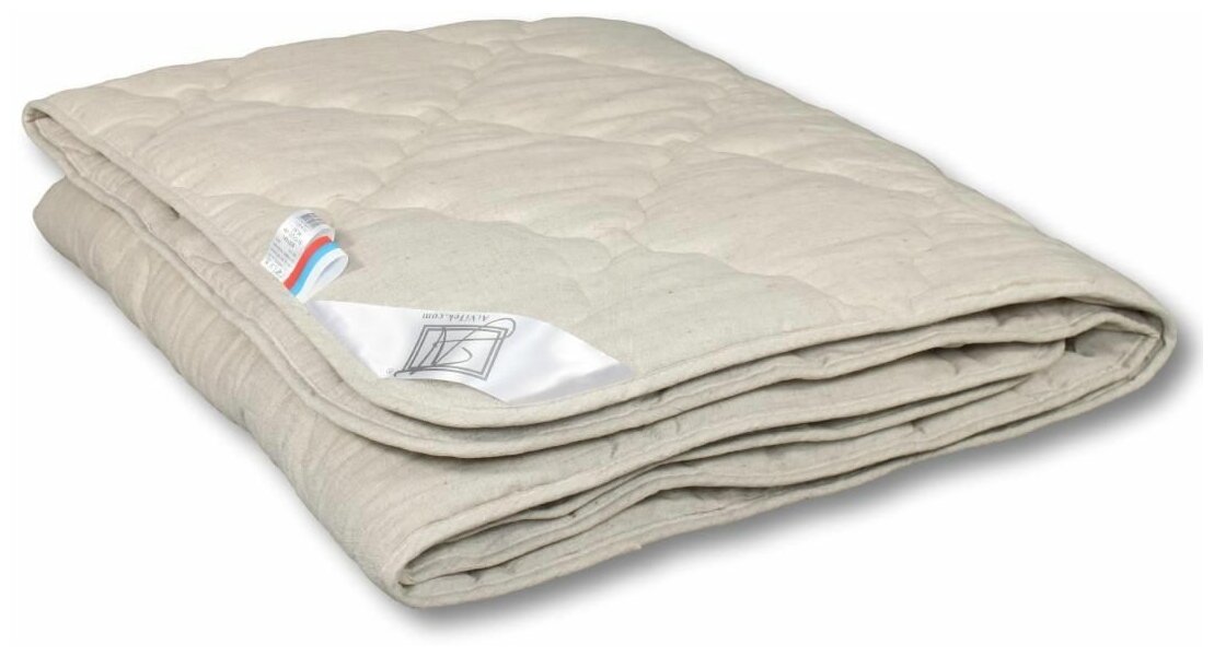 Одеяло "Лён" легкое; Арт: ОЛ-О-004; размер: Евро