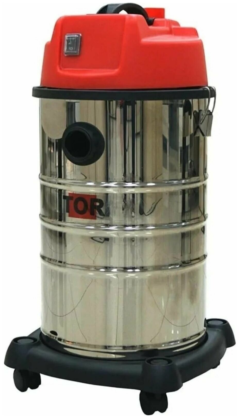 Профессиональный пылесос TOR WL092A-30L INOX, для сухой и влажной уборки, с розеткой