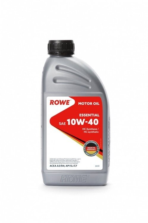 Синтетическое моторное масло ROWE ESSENTIAL SAE 10W-40, 1 л