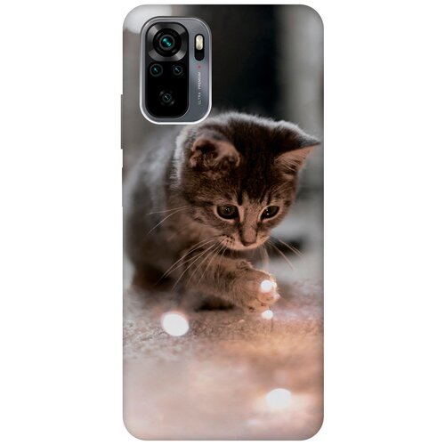 фото Ультратонкий силиконовый чехол-накладка для xiaomi redmi note 10 с принтом gosso