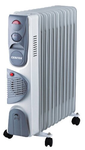 Масляный радиатор CENTEK CT-6204 (белый)