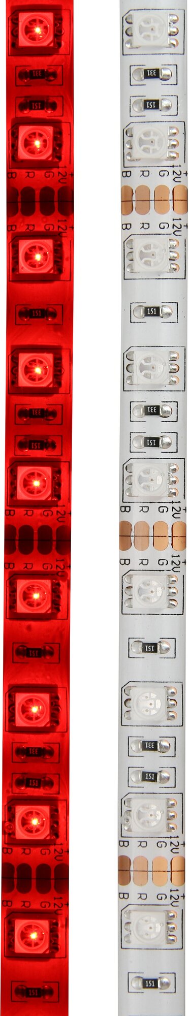 Светодиодная лента силикон, 10 мм, IP65, SMD 5050, 60 LED/m, 12 V, цвет свечения красный