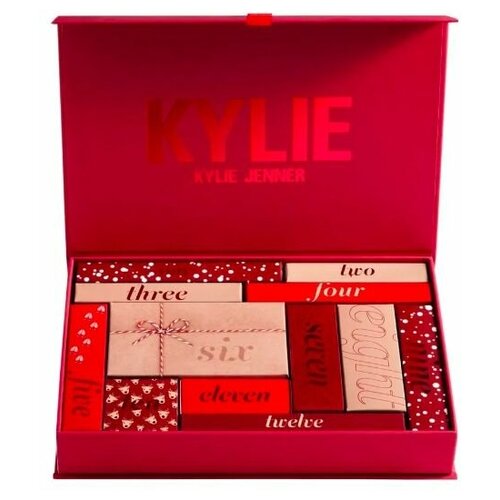 Kylie Cosmetics Holiday Collection 12 days of Kylie Адвент-календарь, 12 бьюти сюрпризов