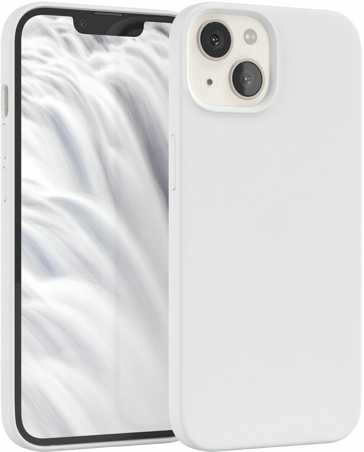 Чехол силиконовый для iPhone 13 Белый / Чехол силиконовый на Айфон 13 Белый