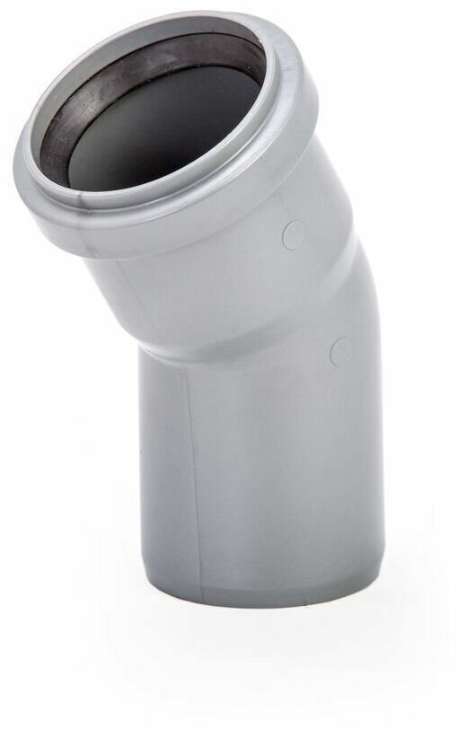 Отвод Lammin d50 мм 45° пластиковый для внутренней канализации