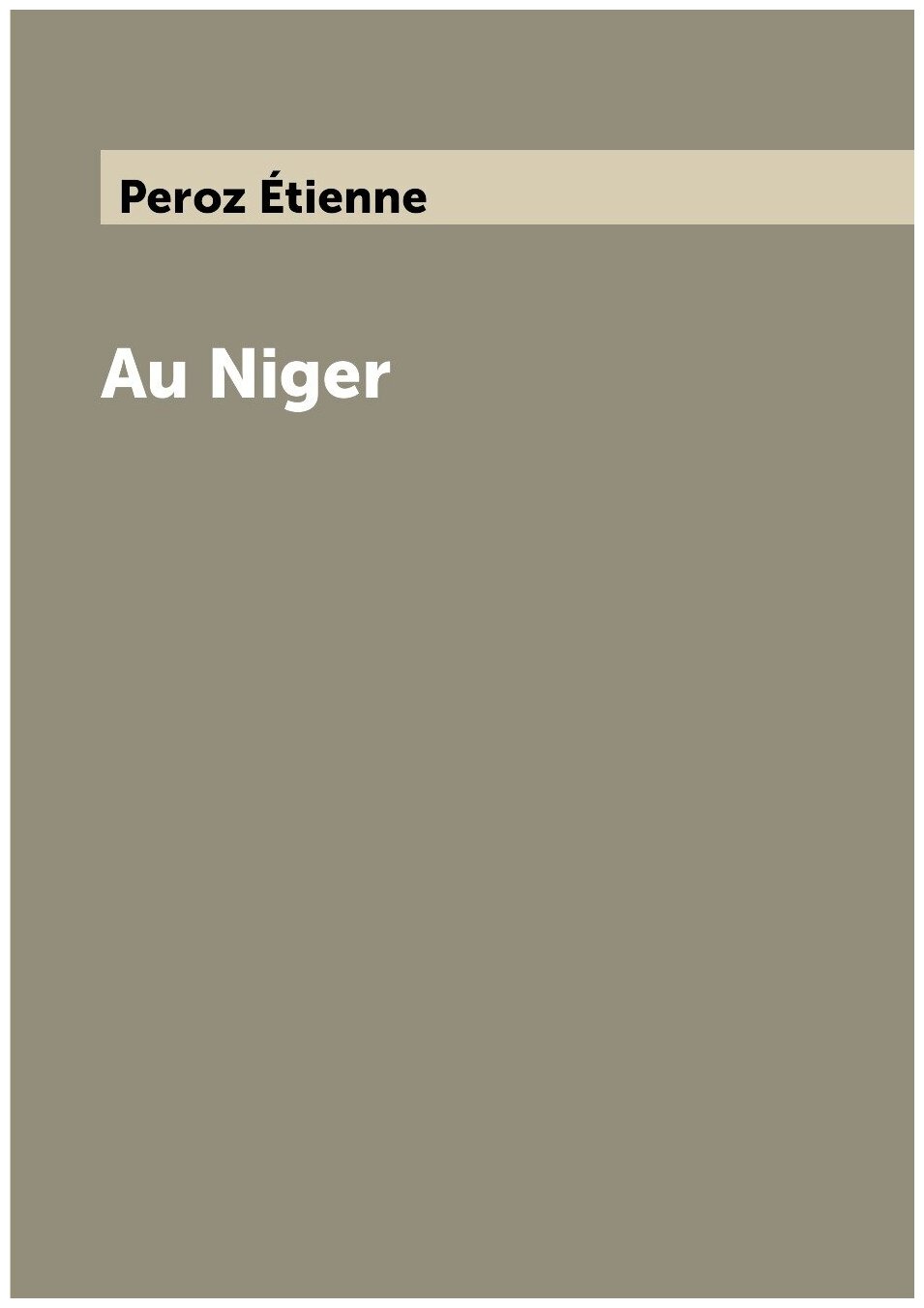 Au Niger