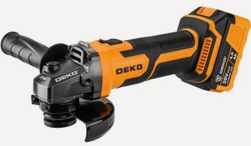 Изображение товара Углошлифовальная машина Deko DKAG20-125, 1*20В 1.5Ач