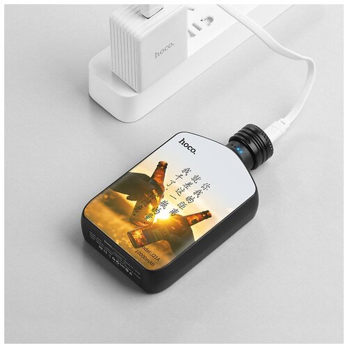 Внешний аккумулятор Hoco J21A vintage wine FRIENDS серый 49900₽