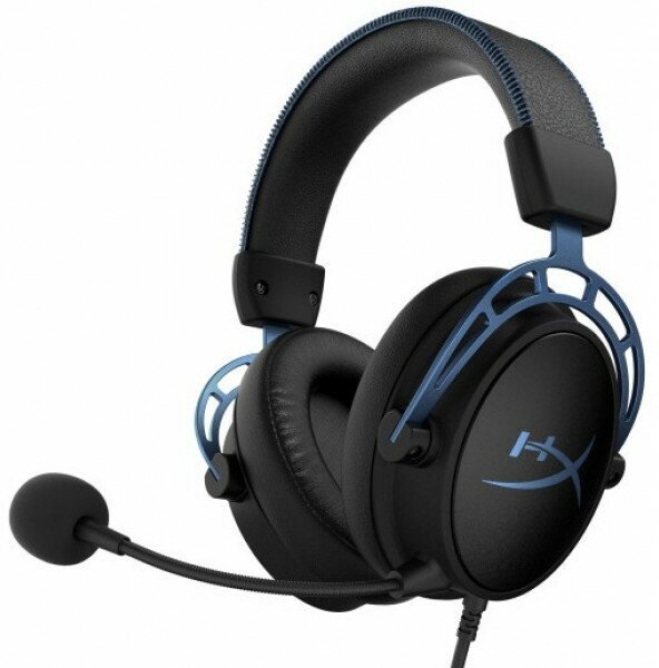 Игровые наушники HyperX Cloud Alpha S (черный/синий)