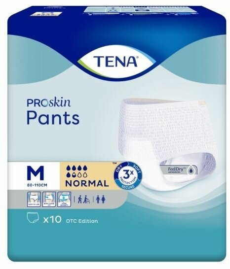 Подгузники-трусы Tena (Тена) Пантс Pants Normal р. M 10 шт.