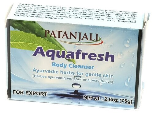 Patanjali Мыло кусковое Aquafresh, 75 г