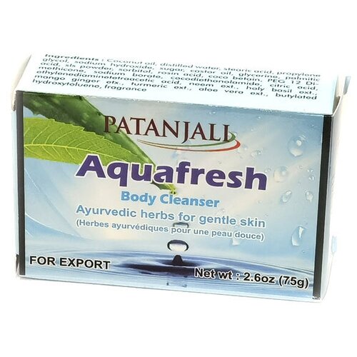 Patanjali Мыло кусковое Aquafresh, 75 г