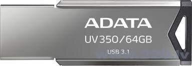 Флеш накопитель ADATA 64GB UV350, USB 3.1, Черный