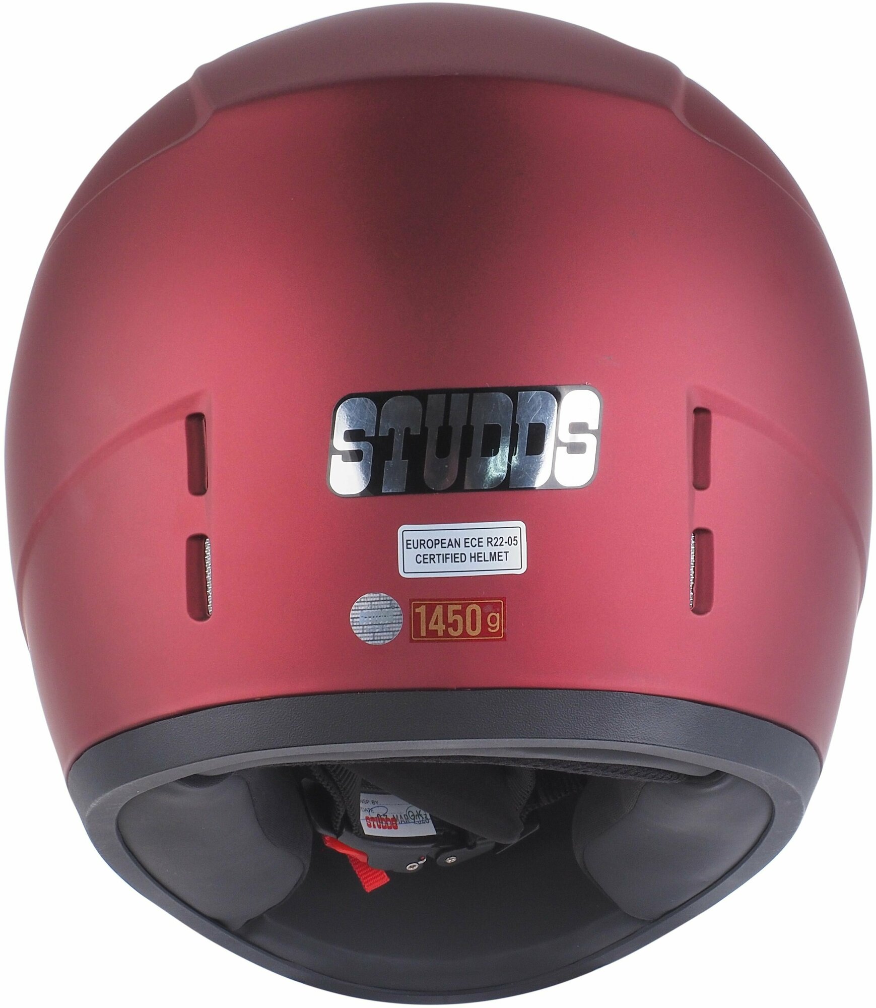 Шлем Studds SCORPION Solid (XL, Matt Wine Red)