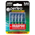 Аккумулятор Perfeo AAA1000mAh/4шт+BOX - изображение
