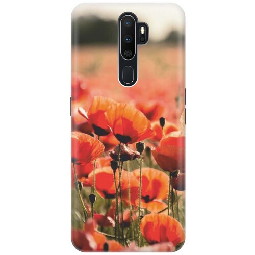 фото Re:pa накладка transparent для oppo a5 2020 с принтом "маки"