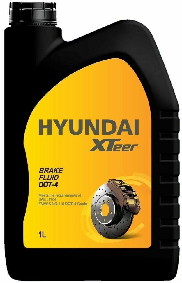 HYUNDAI XTeer Brake Fluid DOT-4 1л жидкость тормозная