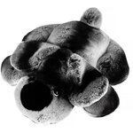 Мягкая игрушка собака Holich toys из натурального меха Барон - изображение