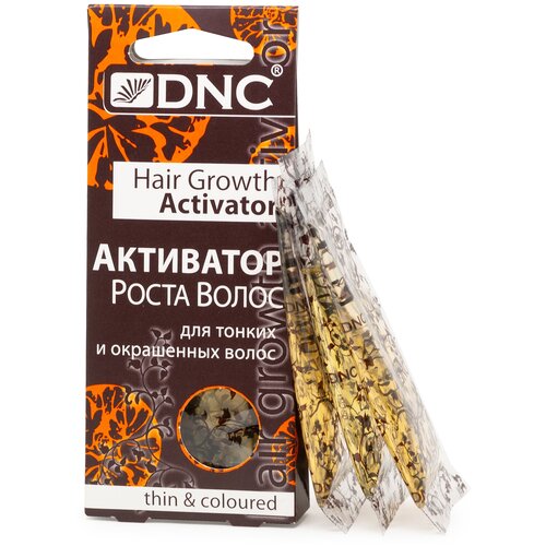DNC Активатор роста для тонких и окрашенных волос, 3 саше по 15 мл, DNC