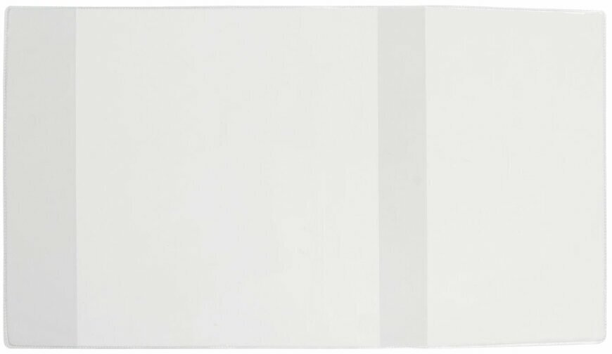 Обложка ПВХ для учебников и тетрадей А4, контурных карт, атласов большого формата, плотная, 100 мкм, 295х560 мм, прозрачная, пифагор, 229336, 50 штук, 229336