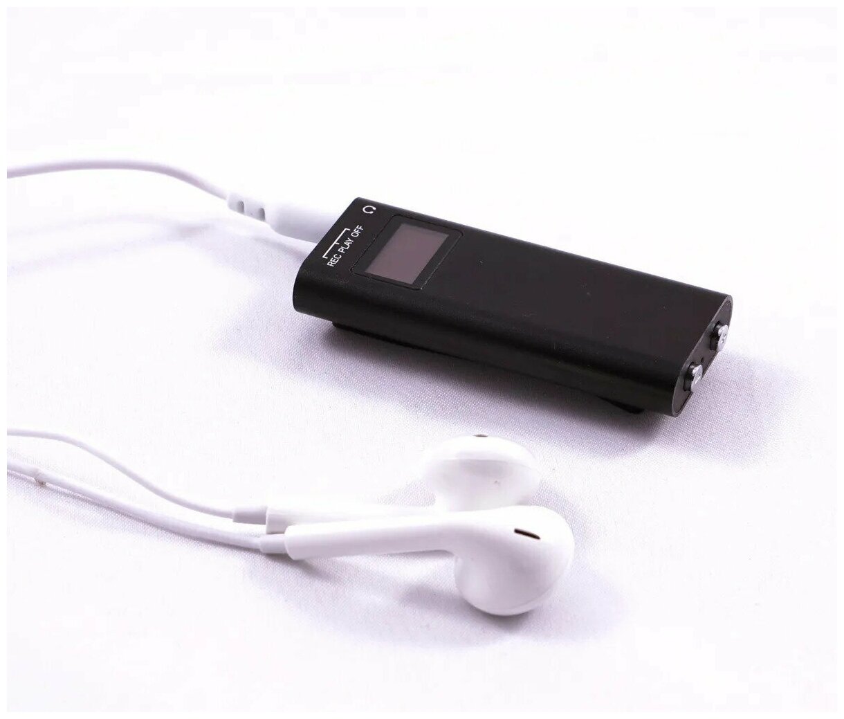 Профессиональный мини диктофон/12 часов записи/8GB встроенной памяти/Alisten Display/Запись по датчику звука