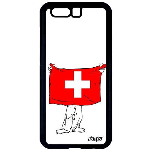 фото Чехол для мобильного honor 9, "флаг швейцарии с руками" государственный страна utaupia