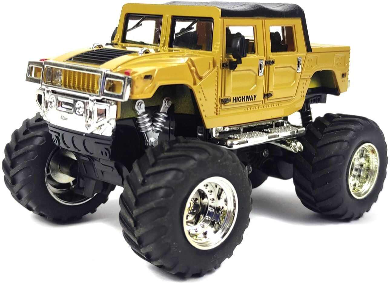 Машинка Hummer на пульте управления (2.4G, 1:43) Желтый