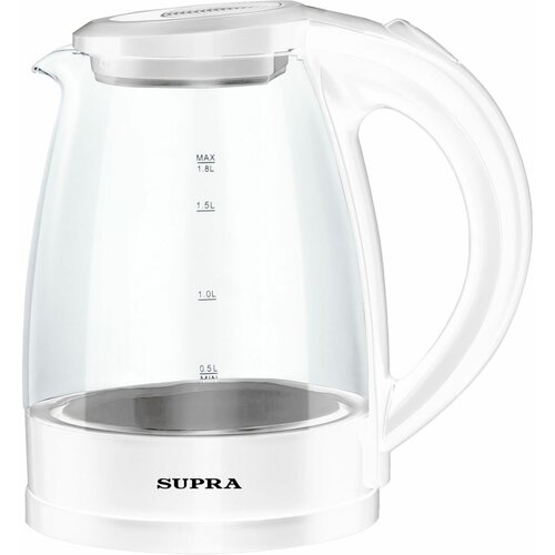 Чайник Supra KES-1854G белыйпрозрачный стекло 105000₽