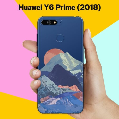 силиконовый чехол горы и планеты на huawei y6 prime 2018 Силиконовый чехол Горы на Huawei Y6 Prime (2018)