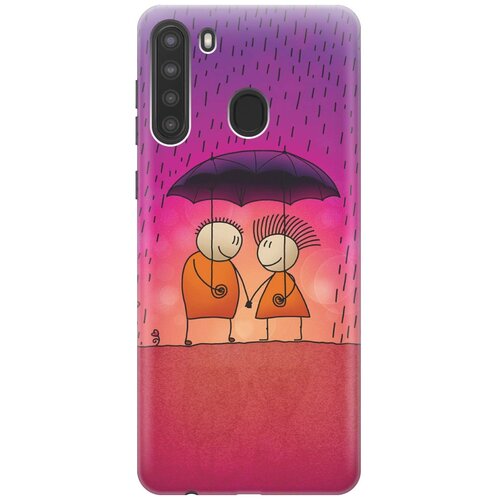 re paчехол накладка artcolor для samsung galaxy j8 2018 с принтом парочка под дождем RE: PAЧехол - накладка ArtColor для Samsung Galaxy A21 с принтом Парочка под дождем