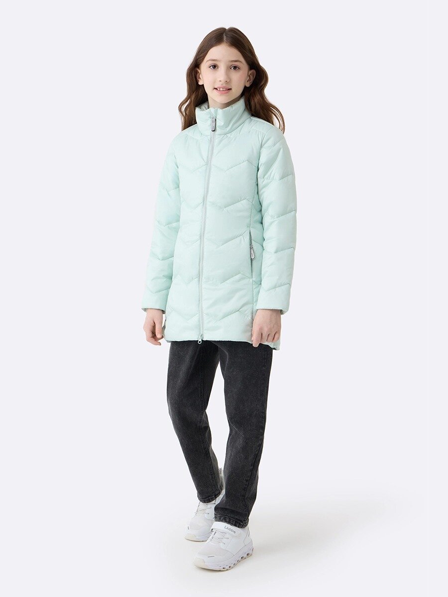 Пуховик Lassie Miika, размер 152, зеленый, — фото 1