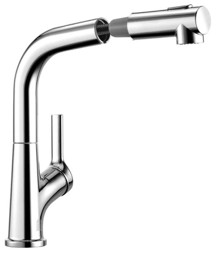 Смеситель кухонный xiaomi diib removable kitchen faucet с выдвижным изливом dxcf005