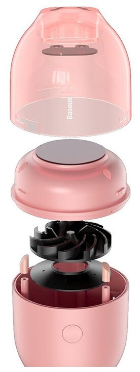 Пылесос автомобильный Baseus C2 Desktop Capsule Vacuum Cleaner (CRXCQC2-04) Pink - фото №2