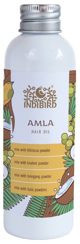 Indibird масло для волос Амла, 150 г, 150 мл, бутылка