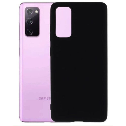 Накладка силиконовая Soft Touch ультратонкая для Samsung Galaxy S20 FE G780 чёрная накладка силиконовая silicone cover для samsung galaxy s20 fe g780 сиреневая