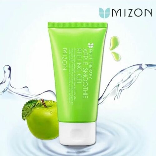 Натуральный целлюлозный пилинг-скатка Mizon Apple Smoothie Peeling Gel с яблочным экстрактом и экстрактом сахарного тростника