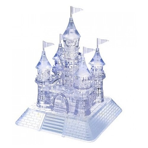 фото Кристаллический 3d-пазл "замок" (свет, звук), 105 элементов crystal puzzle