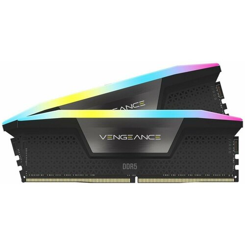 Оперативная память 32Gb DDR5 5600MHz Corsair Vengeance RGB (2x16Gb KIT) (CMH32GX5M2B5600C36K)