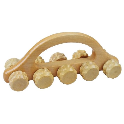 Акупунктурный массажер для шеи ONLITOP Гусеница 3738662 бежевый 450₽