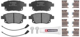 Дисковые тормозные колодки задние Marshall M2624486 для Ford Transit (4 шт.)