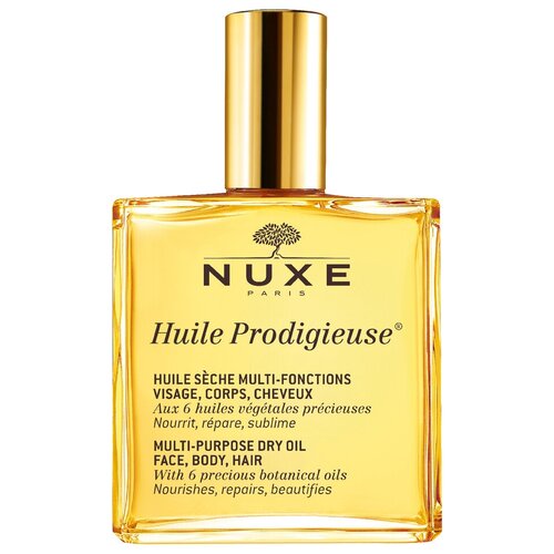 Nuxe Масло для лица, тела и волос Сухое Huile Prodigieuse, 50 мл nuxe масло huile prodigieuse сухое для лица тела и волос 50 мл