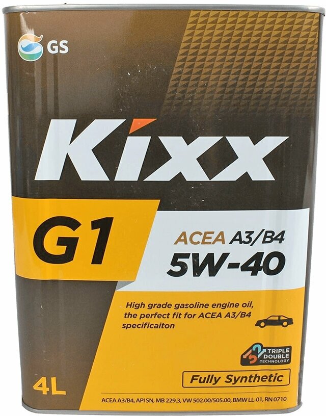 Масло моторное KIXX G1 A3/B4 5W40 4л