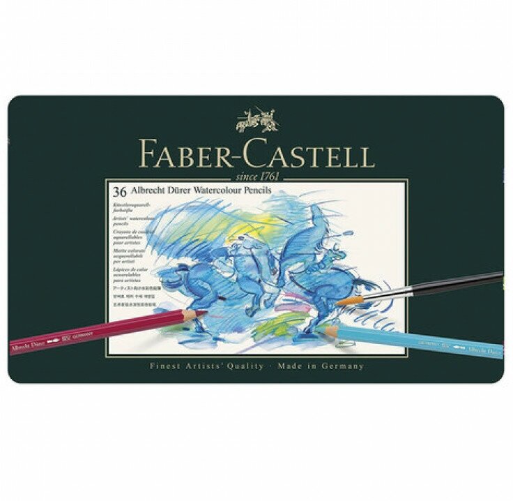 Карандаши цветные Faber-Castell Albrecht Durer 36 шт. - фото №16